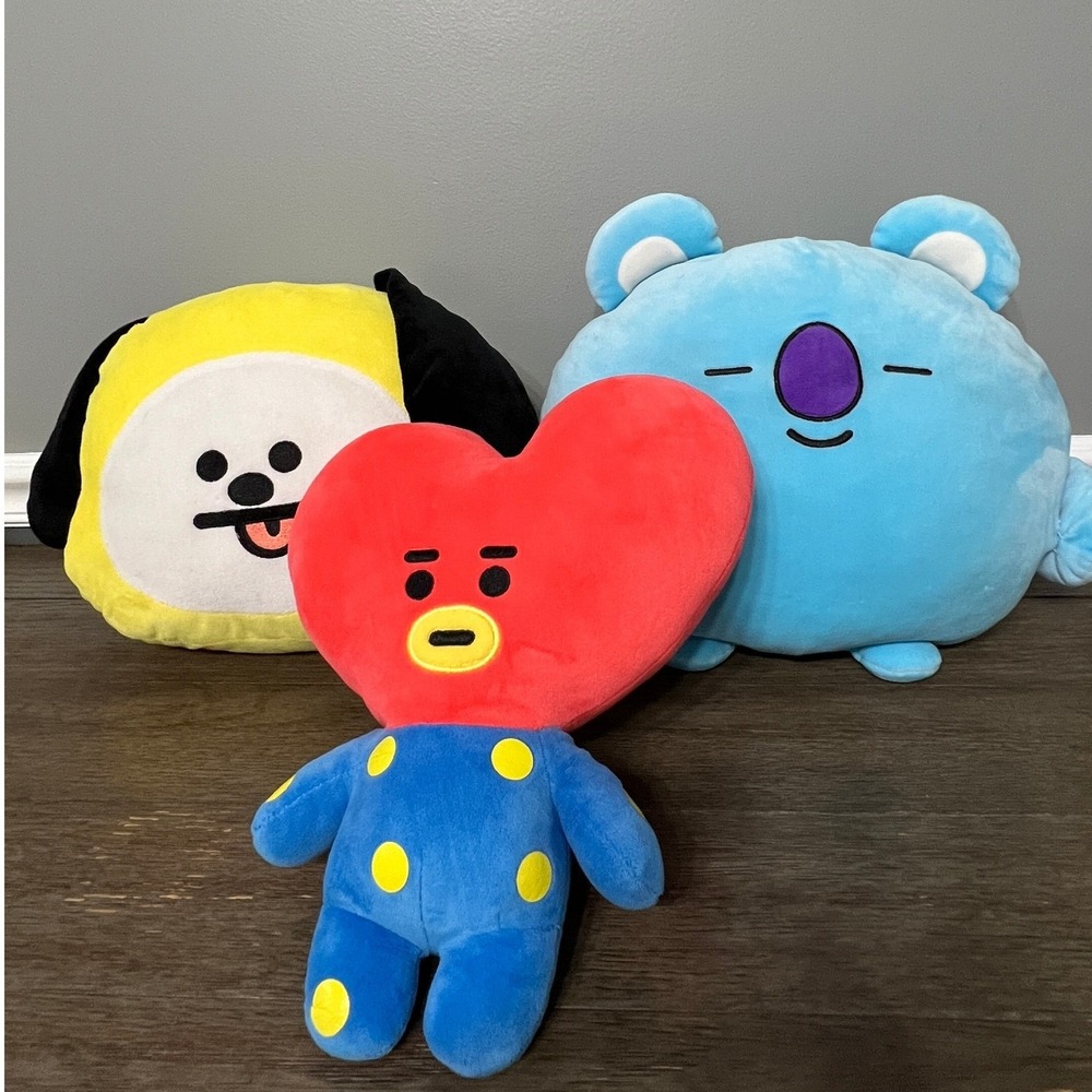 BT21 Plush Lot Tata Koya Chimmy Aurora BTS Official Merch Pillow Stuffed Toy